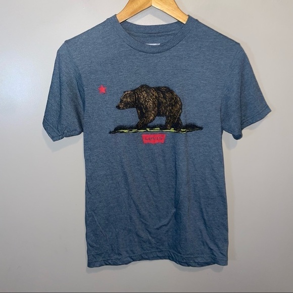 Levis Bear Graphic Print Tshirt - Picture 1 of 4
